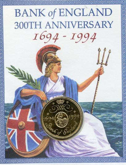 UK 1994 Brilliant  Uncirculated Mint  £2 Pound Coin  With Royal Mail  First Day Cover