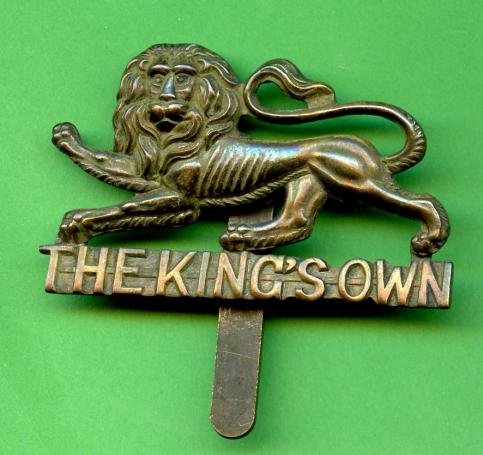 The Kings Own Royal Lancaster Regiment  Brass Cap Badge