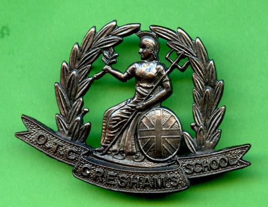 Gresham's School. Holt Norfolk O.T.C Cap Badge