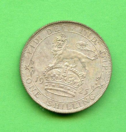 UK George V  Shilling Coin  Dated 1925