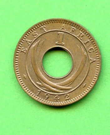 East Africa  One Cent Coin  Dated 1952