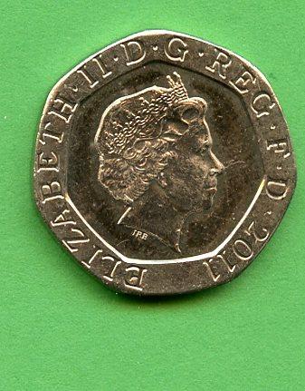 UK Decimal 20 Pence Coin  Dated 2011