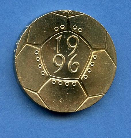 UK 1996  European Championships £2 Coin