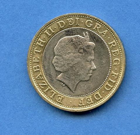 UK 2001 Standard Design £2 Coin
