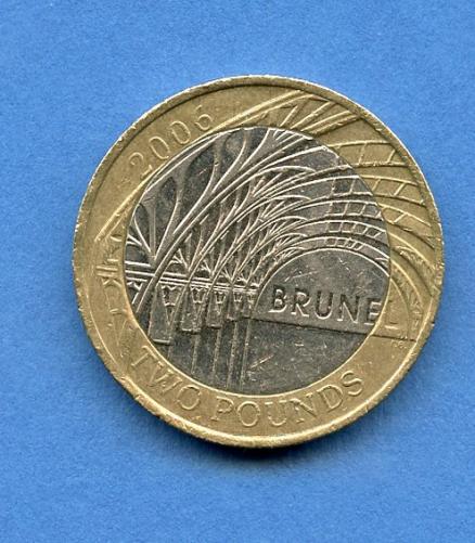 UK 2006 Brunel His Achievements £2 Coin