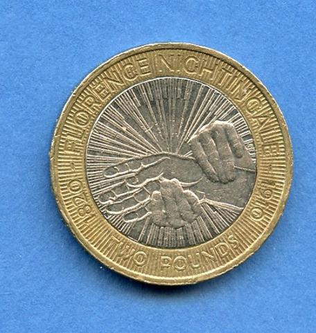 UK 2010 Florence Nightingale £2 Coin