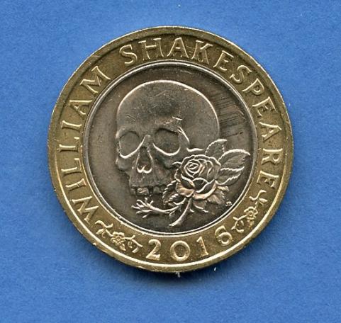 UK  2016 Shakespeare Tragedies £2 Coin