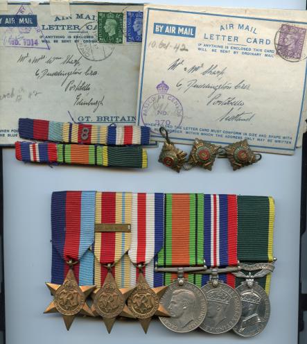 Group of 6 Medals To Lt  Alastair H Sharp, Seaforth Highlanders