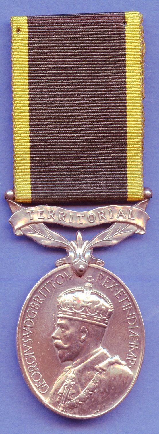Territorial Efficiency Medal; Sjt J Boyle, 5-8 Cameronians