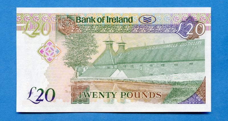 Northern Ireland  Bank of Ireland  £20 Banknote  Dated 20th April 2008