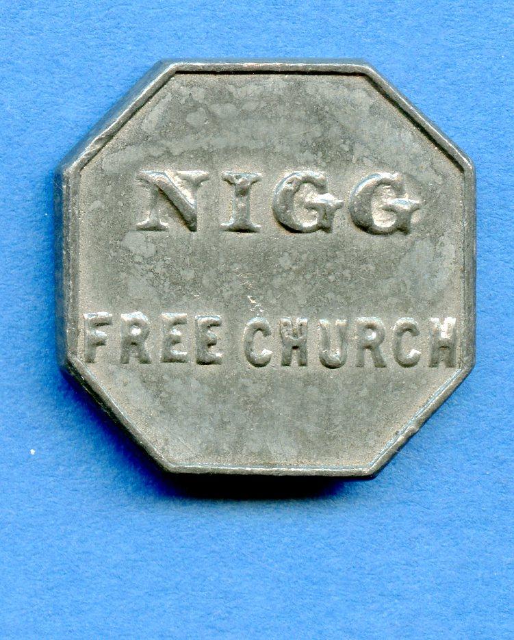 Nigg Free Church Communion Church Token