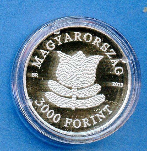 Hungary  Silver  Proof 3000 Forint  Dated 2013