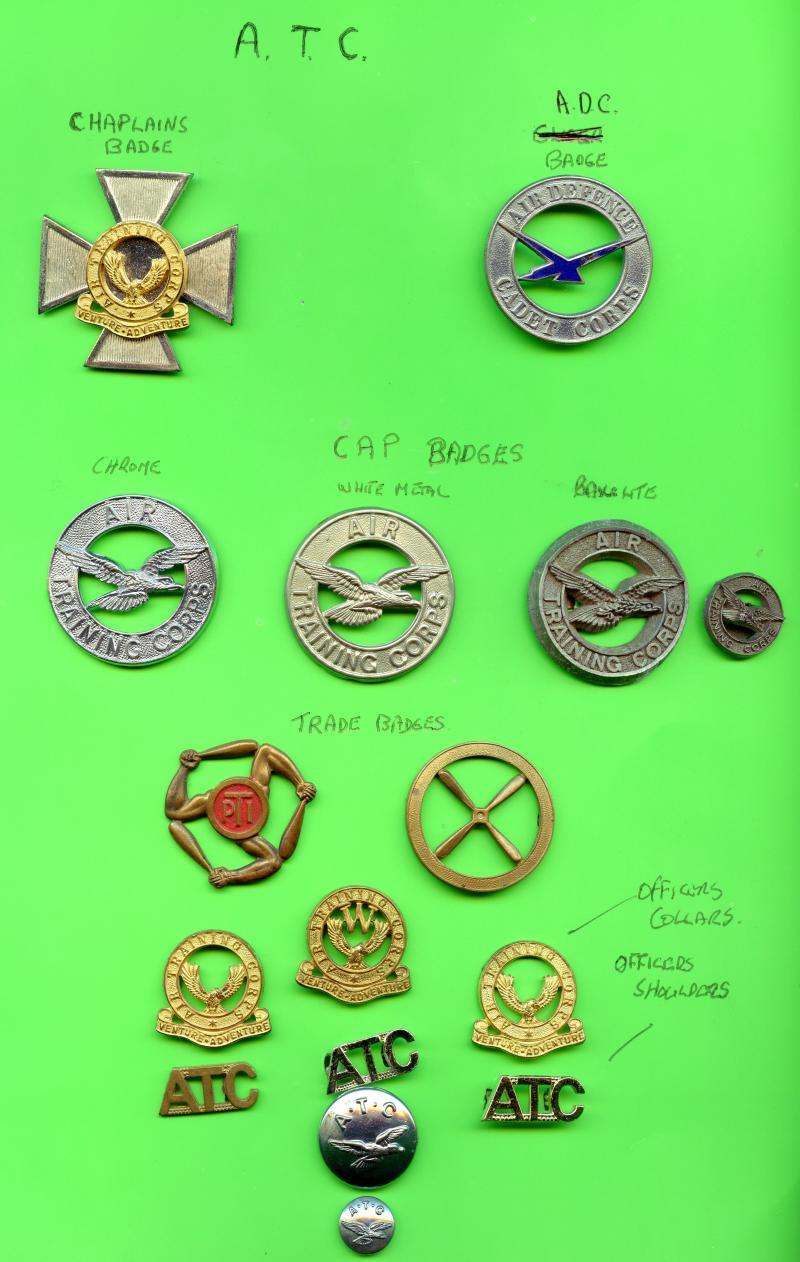 Set of Air Training Corps Badges