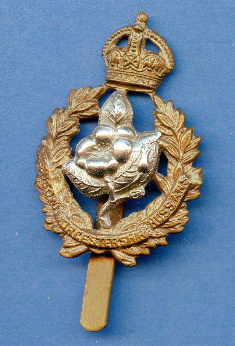 The Queen's Own Worcestershire Hussars Yeomanry Cap Badge