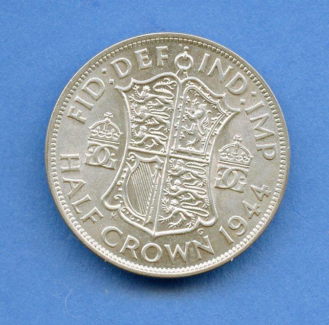 UK George VI Half Crown Coin  Dated 1944