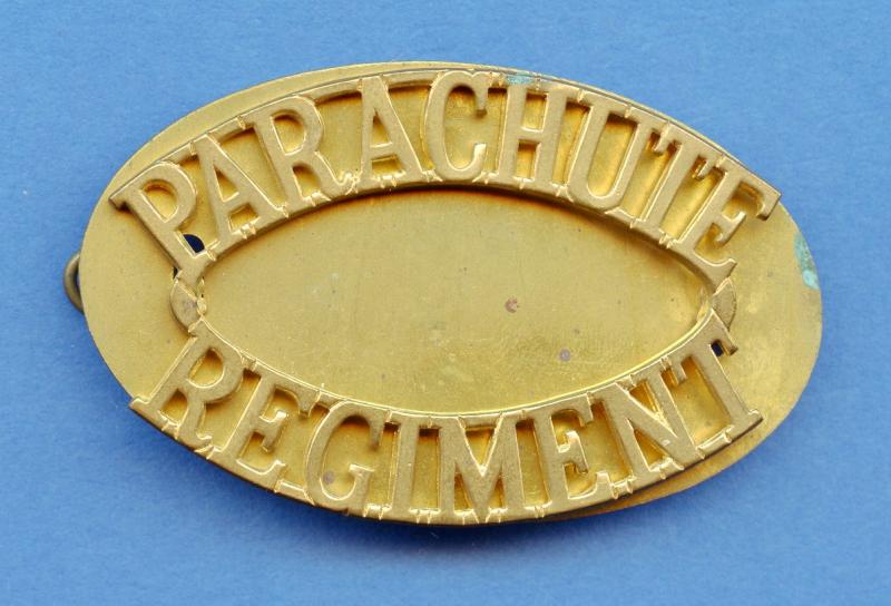 Brass Parachute Regiment Shoulder Title