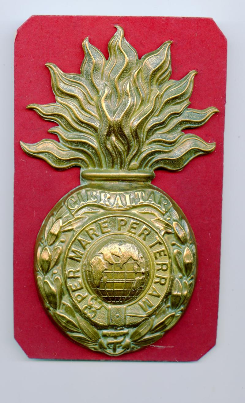 Royal Marine Artillery Helmet Plate Badge