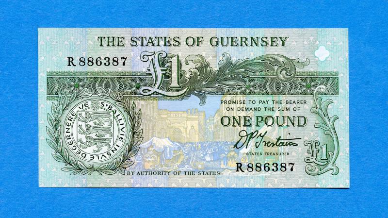 The States Of Guernsey £1 One Pound Note 1992