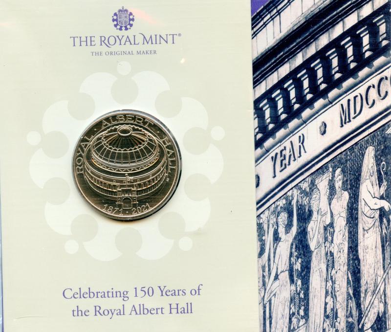 UK Royal Mint 2021 150 years Royal Albert Hall