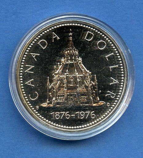 Canada uncirculated Silver Dollar Dated 1976