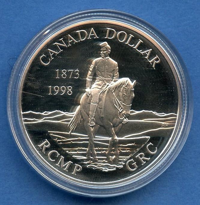 Canada Silver Proof  Dollar Dated 1998