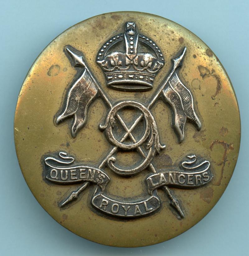 9th Queens Royal Lancers Regimental Horse Brass Badge