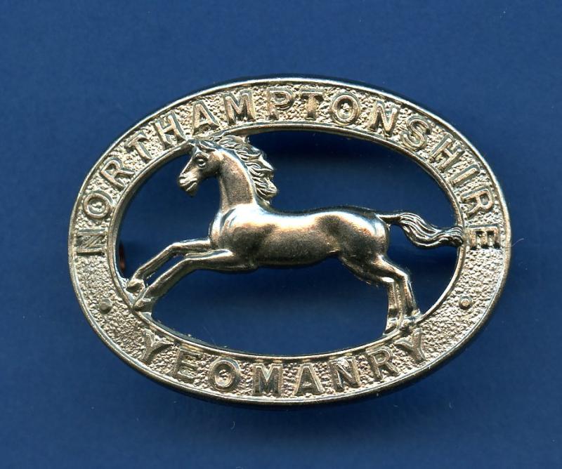 Northamptonshire Yeomanry Dragoons Cap Badge