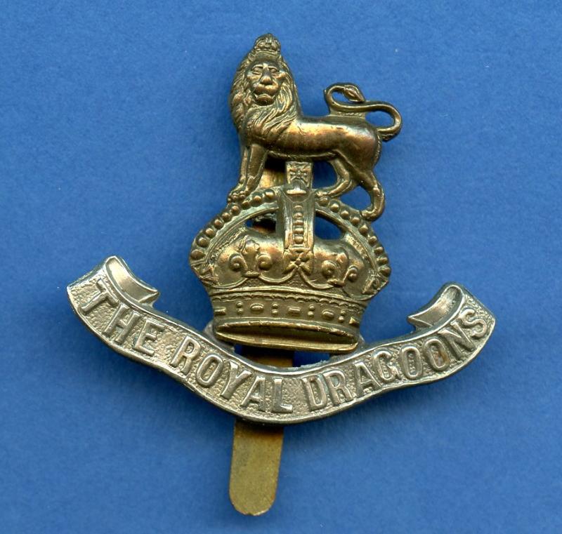 The Royal Dragoons  Bi- Metal Cap Badge