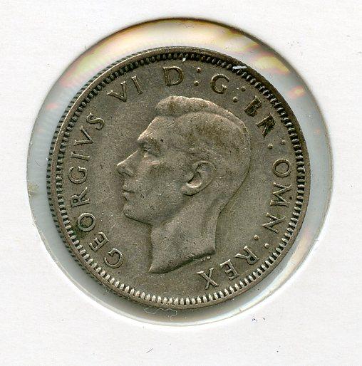 UK George VI   Scottish Shilling Coin  Dated 1946