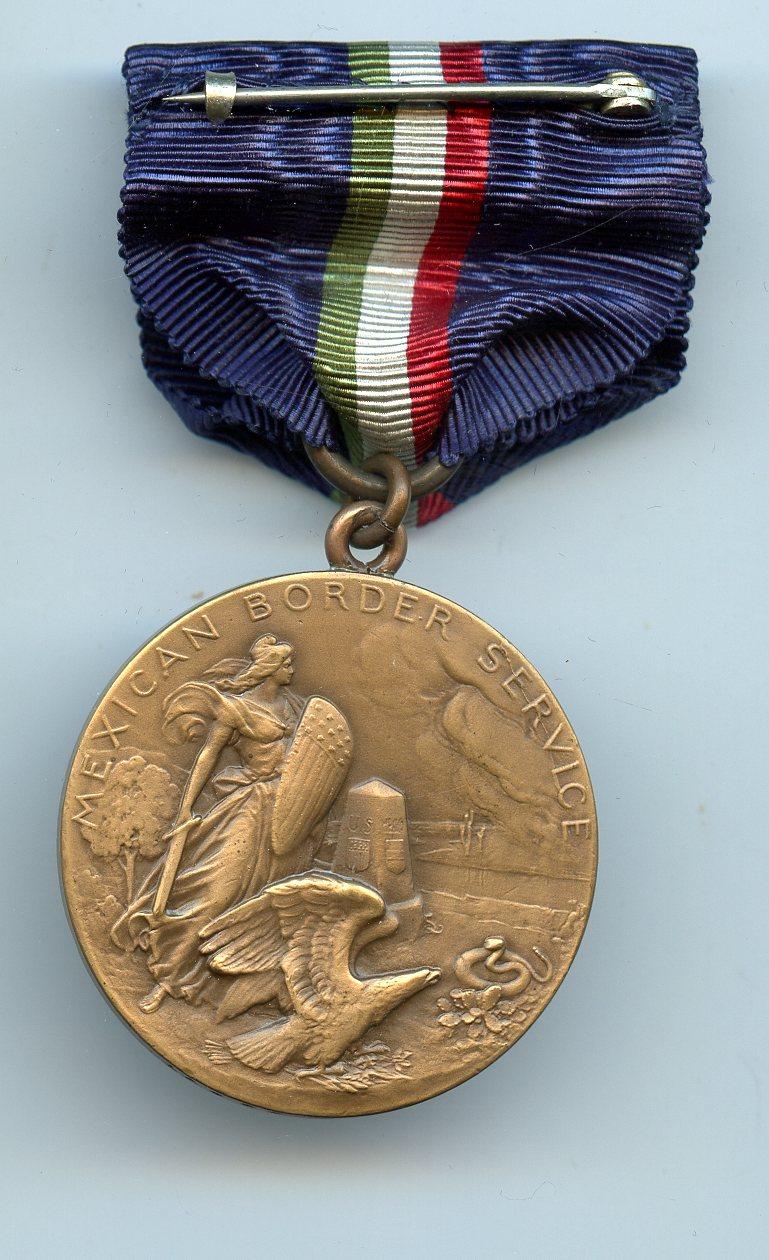 U.S.A  United States of America Pennsylvania National Guard  WWI Mexican Border Service Medal 1916