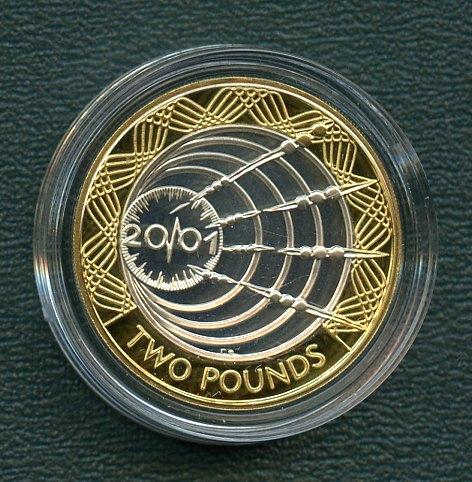 UK 2001  Marconi Wireless   Silver Proof £2  Coin