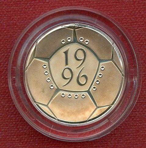 UK 1996  European Football Championship   Silver Proof  Piedfort £2 Coin