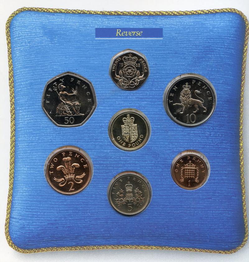 UK 1988 United Kingdom Uncirculated Coin Set