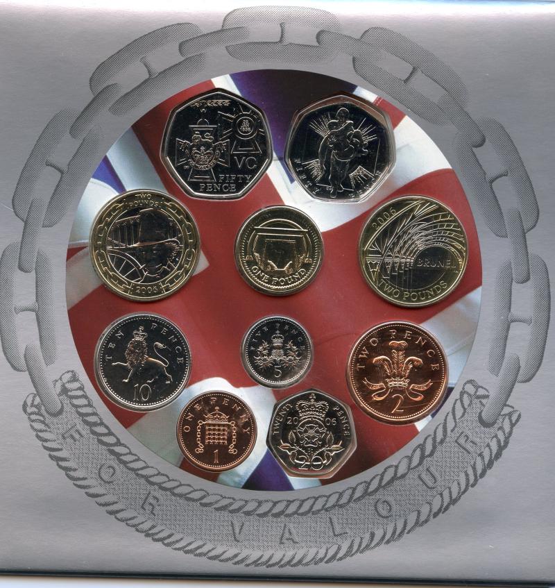 UK 2006 United Kingdom Brilliant Uncirculated Coin Set