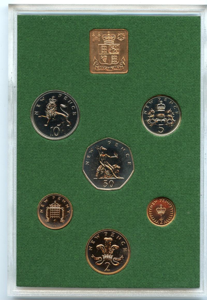 UK 1975 Royal Mint Proof Set Coins