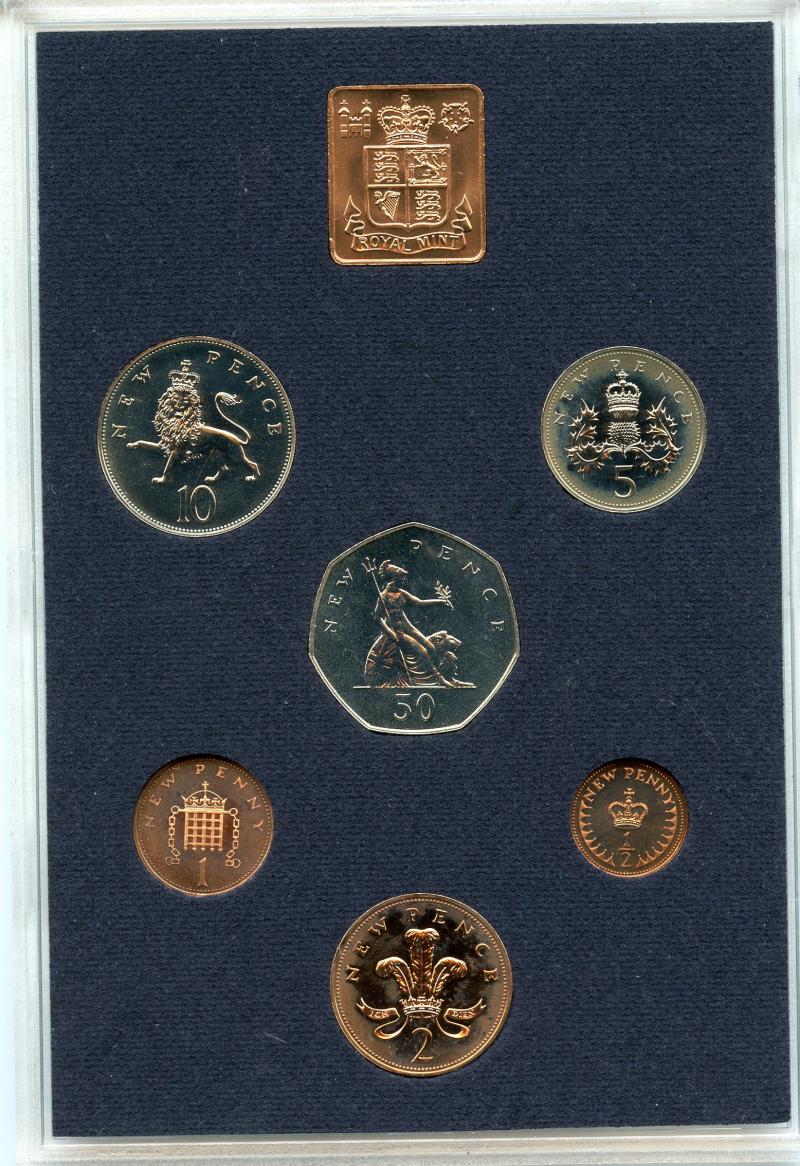 UK 1976 Royal Mint Proof set Coins