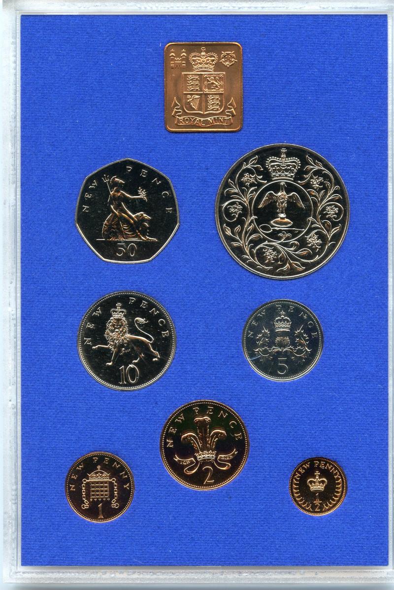 UK 1977 Royal Mint Proof Set Coins