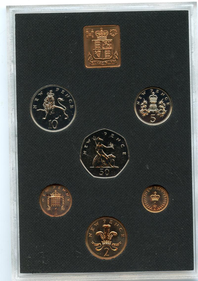 UK 1978 Royal Mint Proof Set Coins