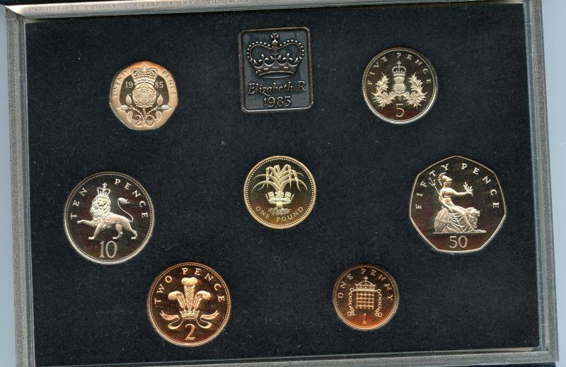 UK 1985 Royal Mint Proof Coin Set