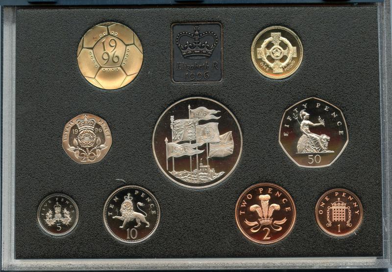 UK 1996  Royal Mint Proof Set Coins