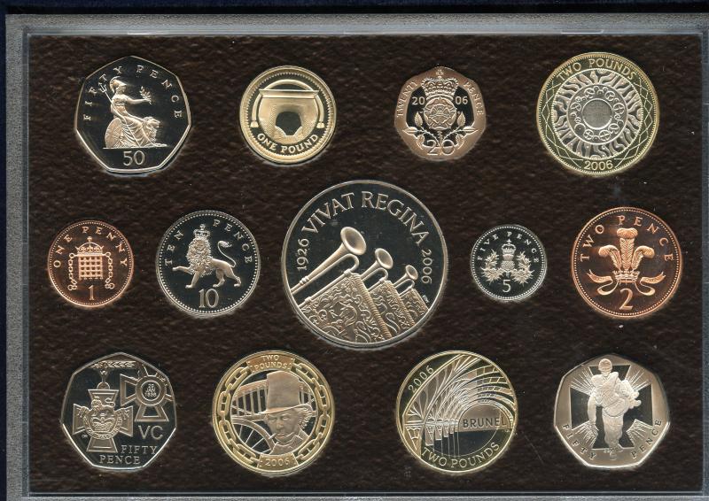 UK 2006 Royal Mint  Proof  Set Coins