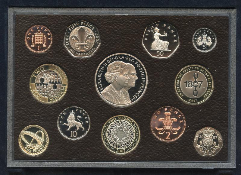 UK 2007 Royal Mint  Proof Coin Set