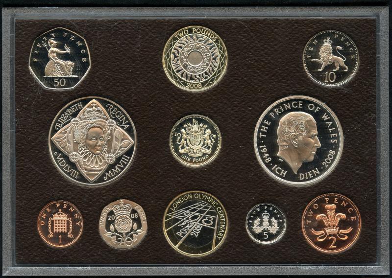 UK 2008 Royal Mint  Proof Coin Set,