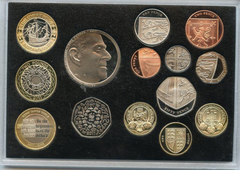 UK 2011 Royal Mint Proof Set of Coins