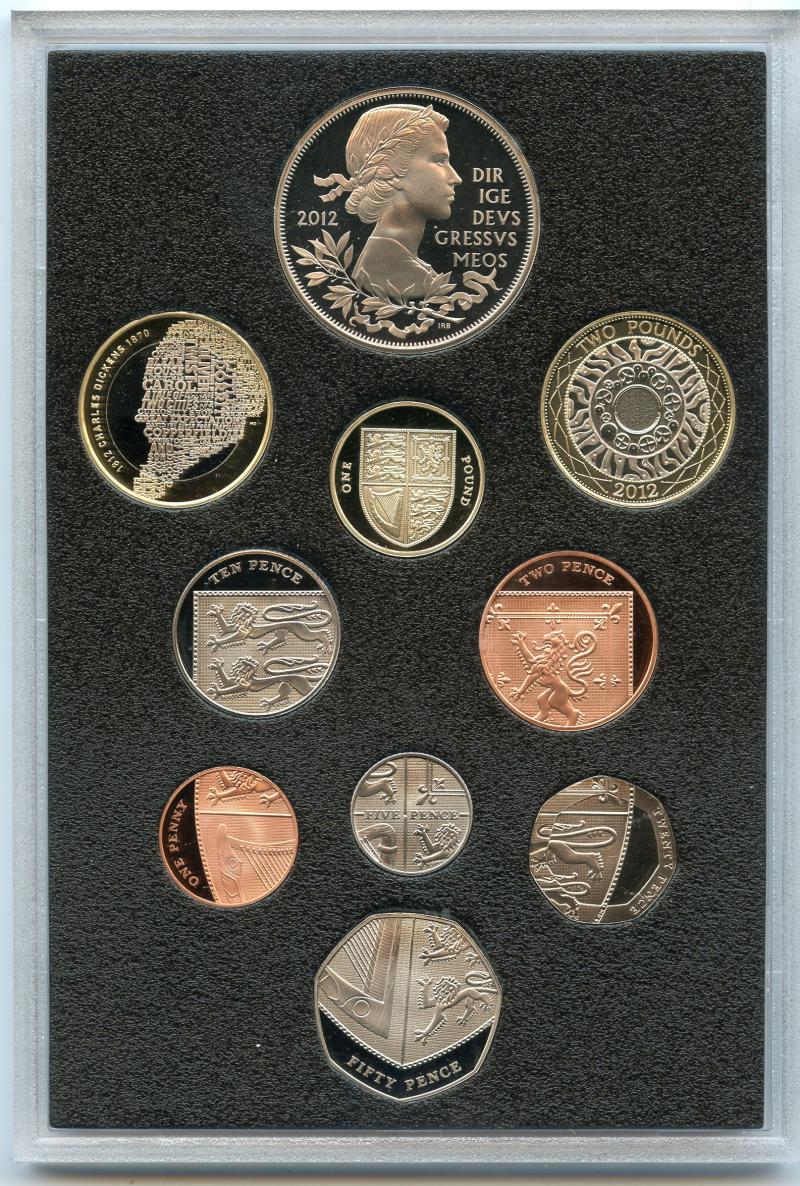 UK 2012 Royal Mint Proof Set Coins