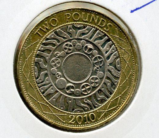 UK  Standard Design £2 Coin Dated 2010