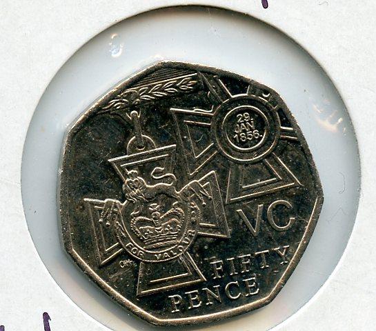 UK 2006  Victoria Cross The Award Decimal 50 Pence Coin