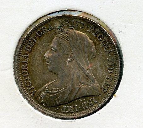 Queen Victoria Shilling Coin Dated 1897