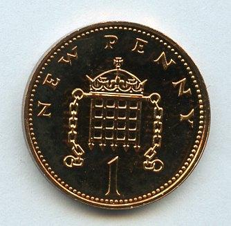 UK Decimal Proof Penny Coin Dated 1978