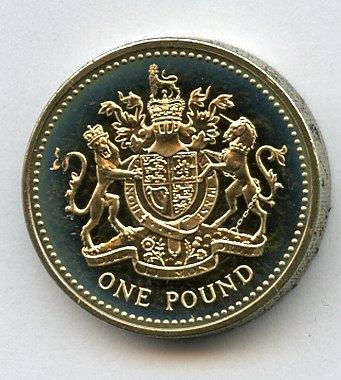 1983 UK Proof £1 One Pound Coin